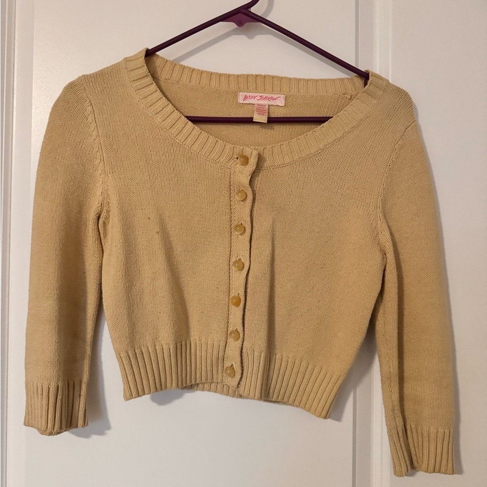Vintage betsey Johnson Cardigan 2008